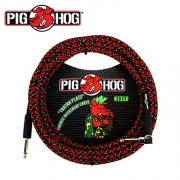 PIG HOG PCH20PLR|피그호그 6m 기타케이블 / 베이스케이블 / 악기케이블(한쪽 ㄱ자)-타탄