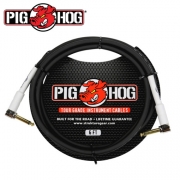 PIG HOG PH6RR|피그호그 1.8m 기타케이블 / 베이스케이블 / 악기케이블(한쪽 ㄱ자)-블랙