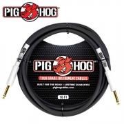 PIG HOG PH10|피그호그 3m 기타케이블 / 베이스케이블 / 악기케이블(양방향 일자)-블랙