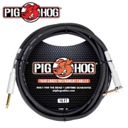 PIG HOG PH10R|피그호그 3m 기타케이블 / 베이스케이블 / 악기케이블(한쪽 ㄱ자)-블랙