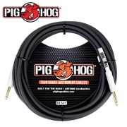 PIG HOG PH186|피그호그 5.6m 기타케이블 / 베이스케이블 / 악기케이블(양방향 일자)-블랙