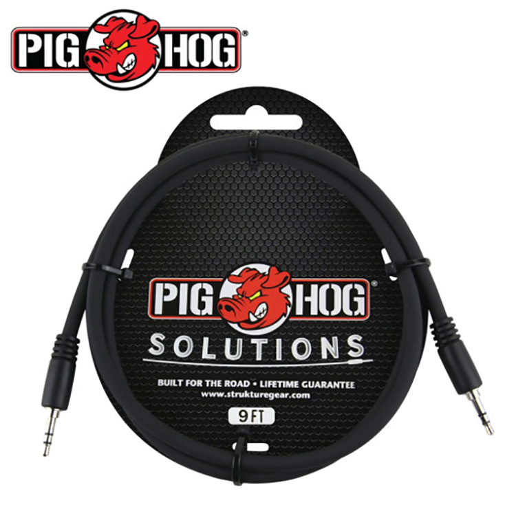 PIG HOG PX-T3509 |피그호그 2.7M 스테레오 TRS AUX 케이블(3.5mm)