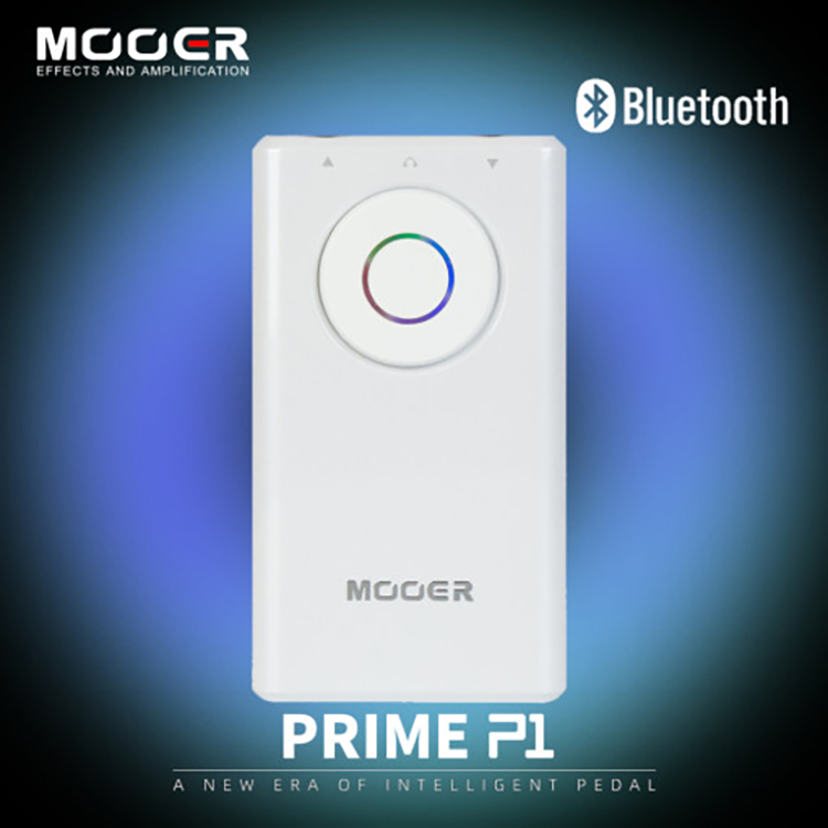 Mooer Prime P1|무어프라임 초소형 블루투스 멀티 이펙터 - 스페이스 화이트 