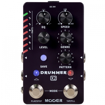 Mooer DRUMMER X2 | 무어오디오 드럼 머신 페달