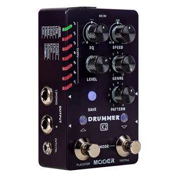 Mooer DRUMMER X2 | 무어오디오 드럼 머신 페달