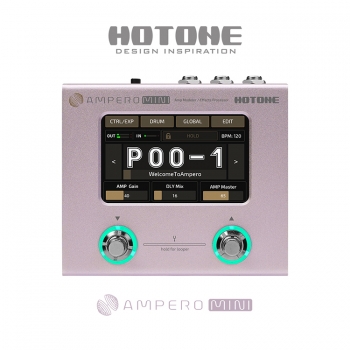 Hotone MP-50PT | 핫톤 Ampero Mini 앰프 모델러 & 이펙트 프로세서 - Purple Taro