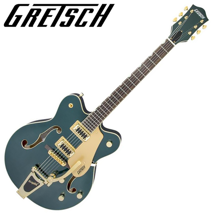 Gretsch G5422TG Limited Edition / 그레치 더블컷 할로우바디 금장 Made in Korea - Cadillac Green Metallic