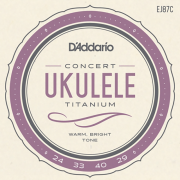 다다리오 콘서트 우쿨렐레용 스트링 - Daddario EJ87C Titanium Ukulele, Concert