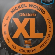 다다리오 베이스 기타 스트링 - Daddario EXL160-5 ELECTRIC BASS GUITAR STRING FRETTED (5현 / 050-135)