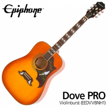Epiphone Dove Studio Solid Top / 에피폰 도브 탑솔리드 통기타 (EEDVVBNH1) - Violinburst I 정품케이스 포함