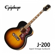 Epiphone J-200 All Solid / 에피폰 올솔리드 통기타 (IGMTJ200AVSGH1) - Aged Vintage Sunburst