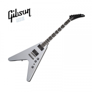 Gibson - Artist Collection Dave Mustaine Flying V EXP - Silver Metallic / 깁슨 아티스트 컬렉션 데이브 머스테인 플라잉 V EXP일렉기타 (DSVX00S1BC1)