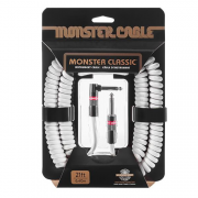 Monster Classic Coil Cable 21ft 몬스터 기타 코일 케이블 (CLAS-I-21ACWHWW) - 6.4m