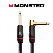 Monster Prolink Bass Cable 12ft Angled to Straight | 몬스터 베이스 기타 프로링크 케이블 (MBASS2-12AWW) - 3.6m