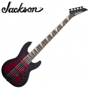 Jackson JS Series Concert™ Bass JS3VQ (Active) / 잭슨 5현 콘서트 베이스기타 - Transparent Red Burst