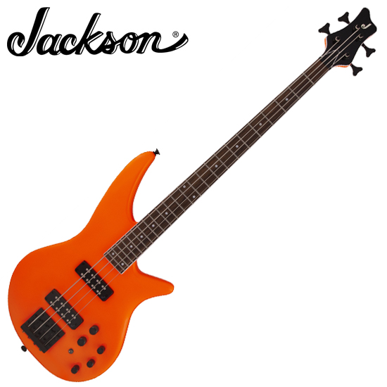 [Jackson] X Series SPECTRA SBX IV (Active/Passive) / 잭슨 4현 스펙트라 베이스기타 - Neon Orange