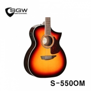 삼익 SGW S-550OM 3TS 탑백솔리드 어쿠스틱 기타