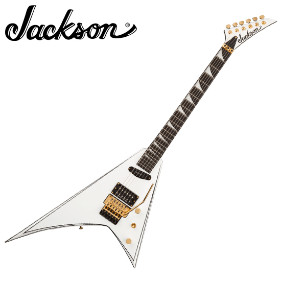 [Jackson] Concept Series Rhoads RR24 HS / 잭슨 컨셉트 시리즈 랜디로즈 시그니처 일렉기타 - White with Black Pinstripes
