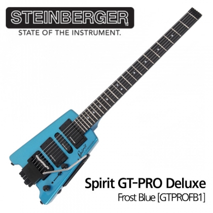 Steinberger Spirit GT-PRO DELUXE Outfit / 스테인버거 스피릿 GT 프로 디럭스 아웃핏 일렉기타 (GTPROFB1) - Frost Blue