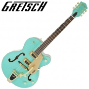 [Gretsch] G5420TG LTD / 그레치 싱글컷 풀할로우 바디 금장 Made in Korea - Two-Tone Sea Foam Green on White