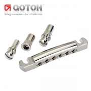 [Gotoh] Alumiume Stop Tailpiece (GE101A NI) / 고또 알루미늄 테일피스 - Nickel