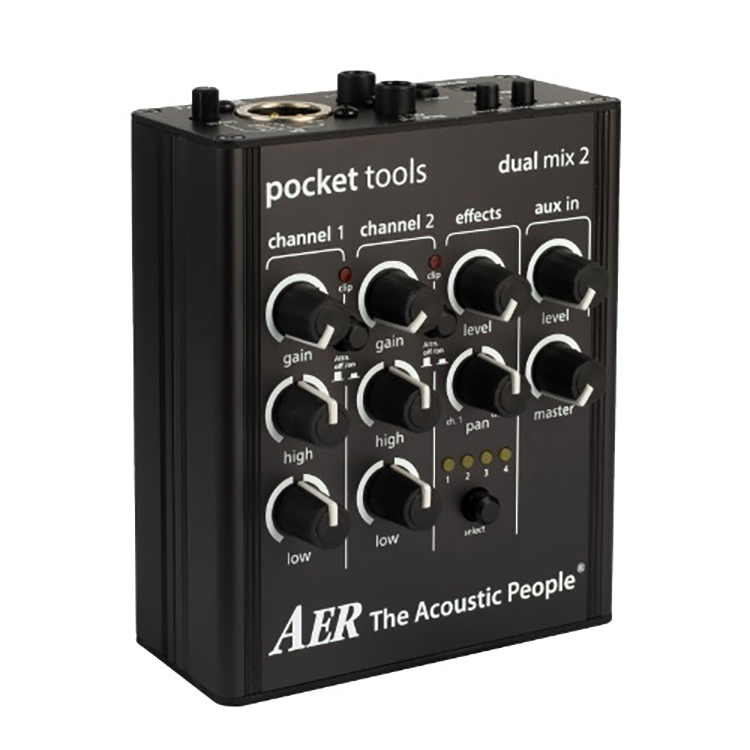 AER Pocket Tools Dual Mix2 어쿠스틱기타 프리앰프 포켓툴스 듀얼믹스2