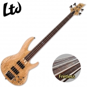 [LTD] B-204SM Spalted Maple Top Fretless Bass Guitar I LTD 프렛리스 액티브 베이스기타