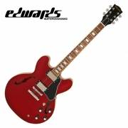 [Edwards] Traditional E-SA-160 LTS Electric Guitar I 에드워즈 라커피니쉬 세미할로우 일렉기타 - Cherry