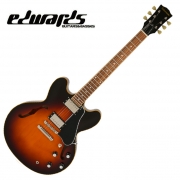 [Edwards] Traditional E-SA-160 LTS Electric Guitar I 에드워즈 라커피니쉬 세미할로우 일렉기타 - Tabacco Sunburst