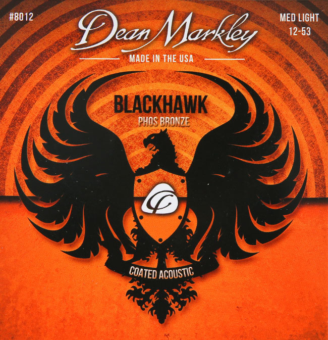 [Dean Markley] Blackhawk Coated Phosphor Bronze Acoustic Medium Light I 딘 마클리 어쿠스틱 스트링 012-053