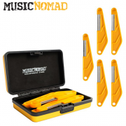 [Music Nomad] Bass Guitar Diamond Coated Nut File (MN673) | 뮤직 노메드 베이스 기타 너트 세들 가공용 다이아몬드 코팅 파일 - 5개(46-130게이지) 한 세트