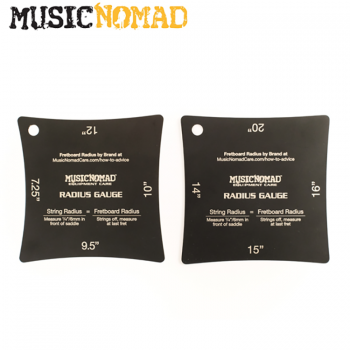 [Music Nomad] Precision Radius Gauge Set - 2 Pak (MN603) | 뮤직 노메드 레디우스 게이지 체크 툴 - 2개 한 셋트