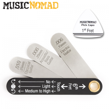 [Music Nomad] Precision Truss Rod Gauge with Pick Capo (MN600) | 뮤직 노메드 트러스로드 게이지 체크 툴 - 카포 대용 피크 포함