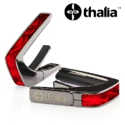 Thalia Capo with Red Angel Wing Inlay - Black Chrome (CB200-RW) / 탈리아 카포