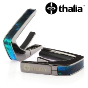 Thalia Capo with Teal Angel Wing Inlay - Black Chrome (CB200-TW) / 탈리아 카포