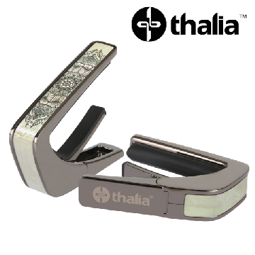 Thalia Capo with Pearl Mandala Inlay - Black Chrome (CB201-17) / 탈리아 카포