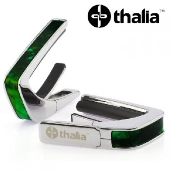Thalia Capo with Green Angel Wing Inlay - Black Chrome (CC200-GW) / 탈리아 카포