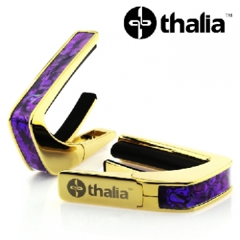 Thalia Capo with White Purple Paua Inlay - 24k Gold (CG200-PP) / 탈리아 카포
