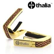 Thalia Capo with Hawaiian Koa Celtic Knot Inlay - 24k Gold (CG201-03) / 탈리아 카포