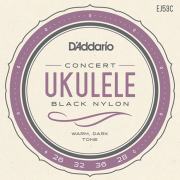 D'ADDARIO Pro-Arte Rectified Black Nylon Ukulele I 다다리오 우쿨렐레 스트링 모음 (EJ53S/EJ53C)